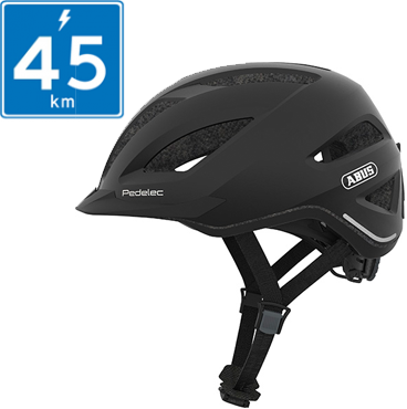 Abus Pedelec 1.1 Hjelm M. Led Lys - Black Edition Beklædning > Cykelhjelme