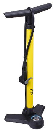 Bbb Bbb Fodpumpe Airboost 9Bar/130Psi M. Manometer - Gul Tilbehør > Cykelpumper