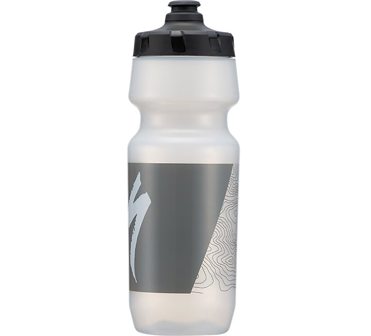 Specialized 710Ml Big Mouth Drikkedunk - Transparent/Grå Tilbehør > Drikkedunke