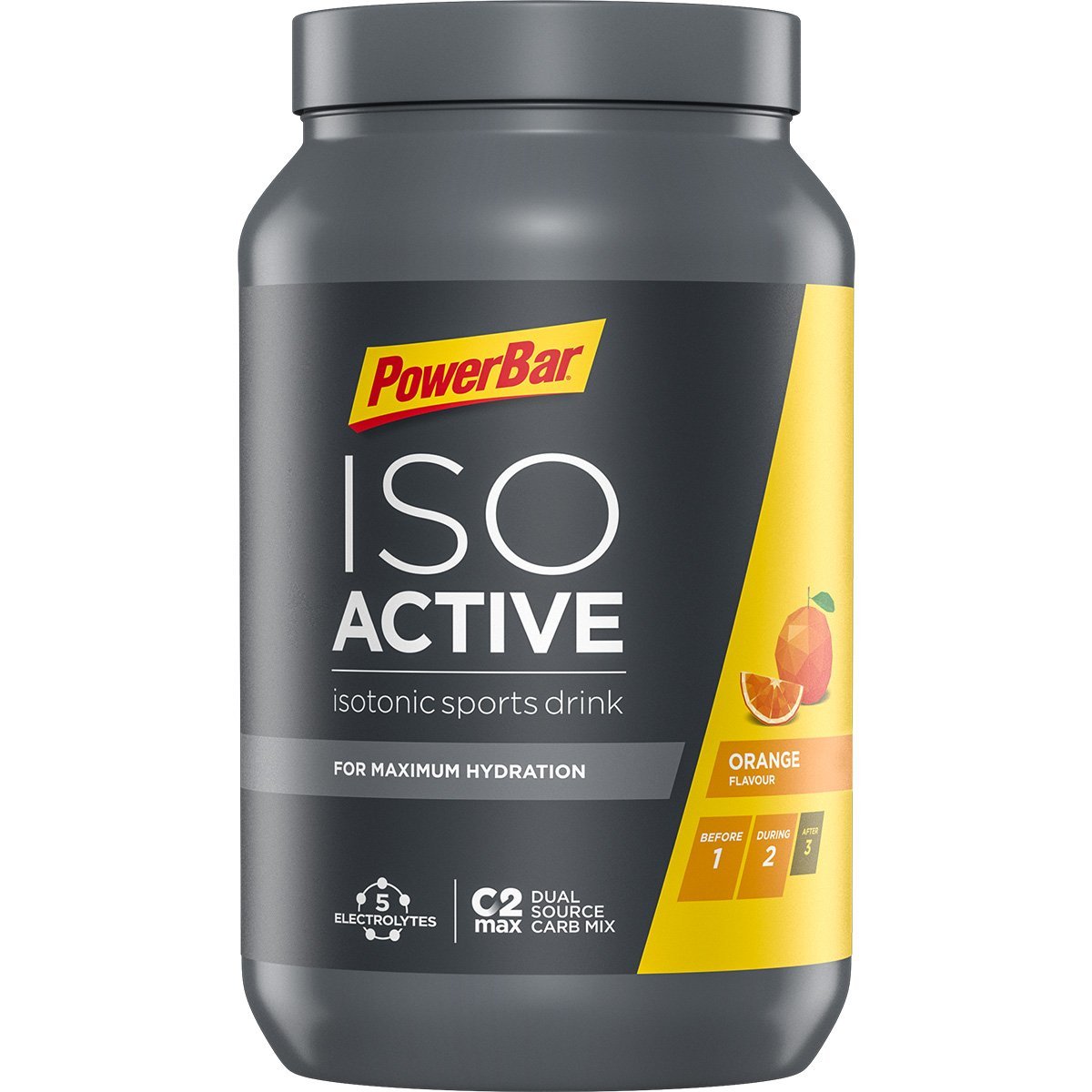 Powerbar Powerbar Isoactive - Energipulver - Orange 600G Tilbehør > Energiprodukter > Energidrik