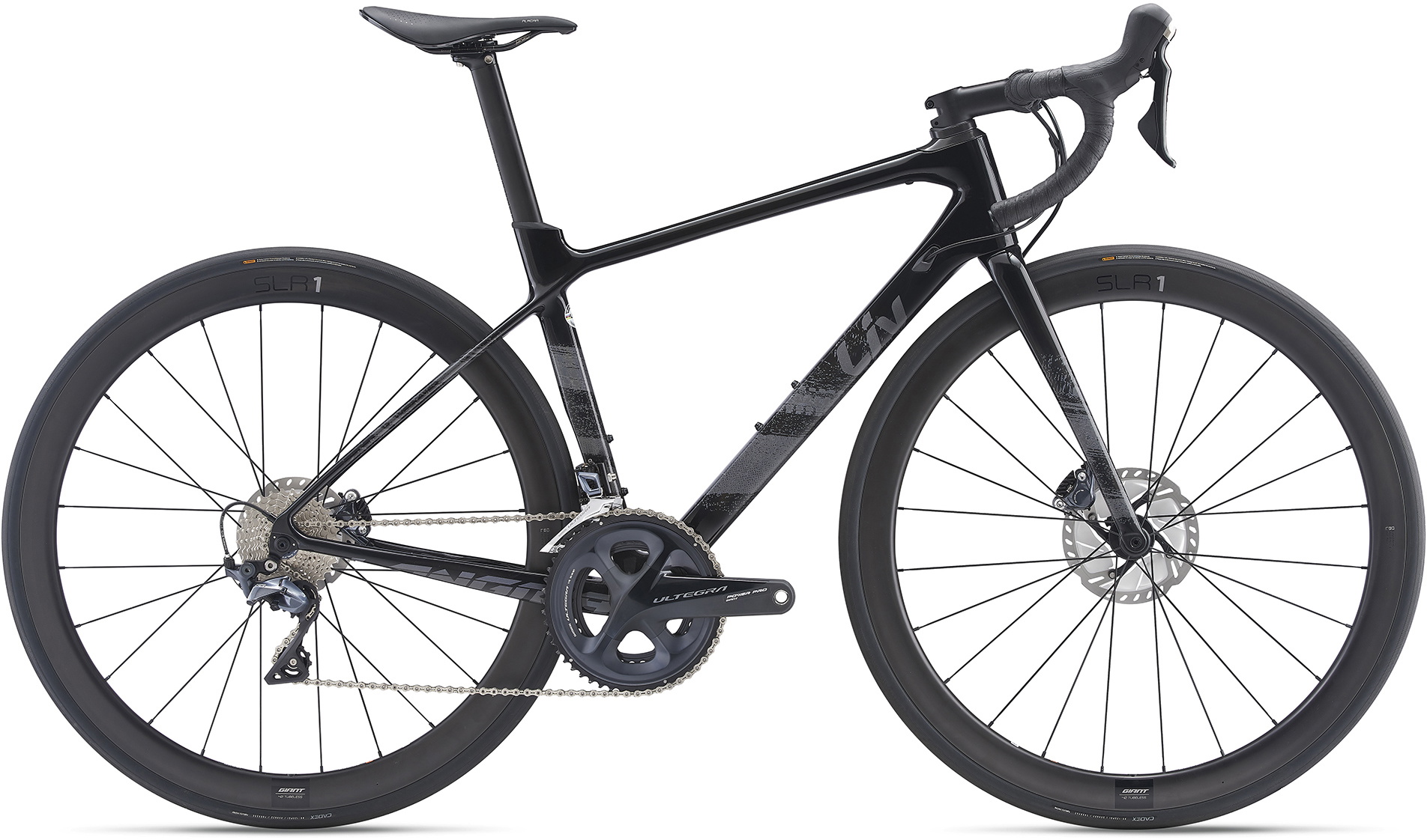 Giant Langma Advanced Pro 1 Disc 2021 - Sort/Grå Cykler > Racercykler