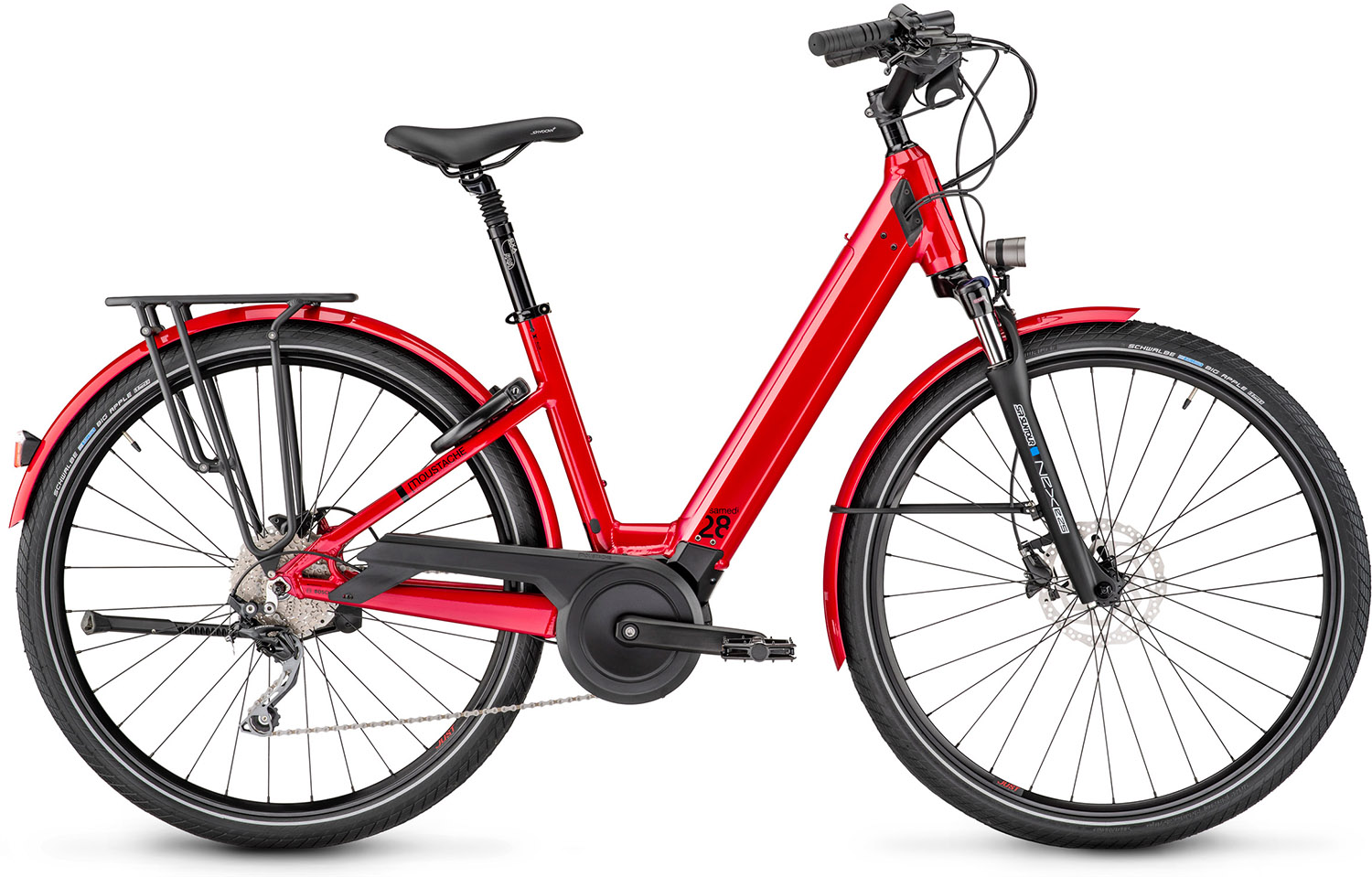 Moustache Samedi 28.5 Dame 2021 - Rød Cykler > Elcykler