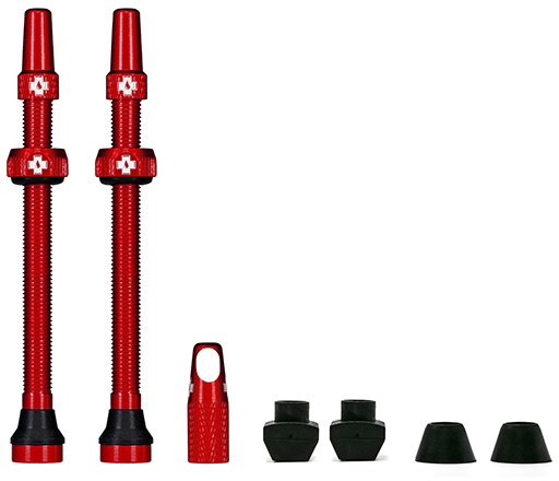 Muc-Off Tubeless Valve / Ventil Kit - 80 Mm - Red
