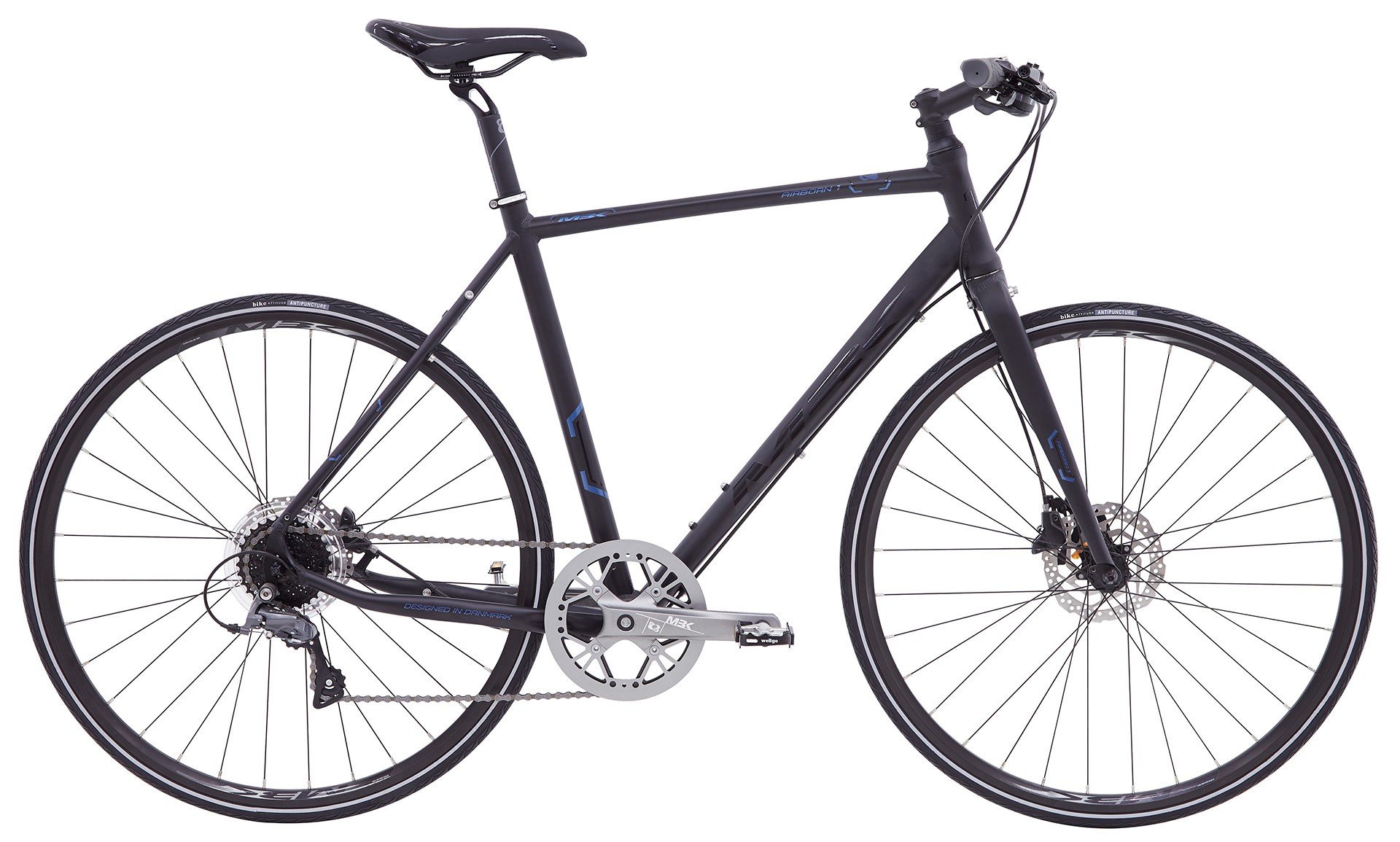 Mbk Mbk Airborn Herre 8G Skivebremse 2020 - Sort Cykler > Herrecykler