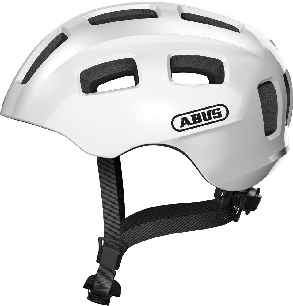 Abus Abus Youn-I 2.0 Hjelm M. Led Lys - Hvid Beklædning > Cykelhjelme