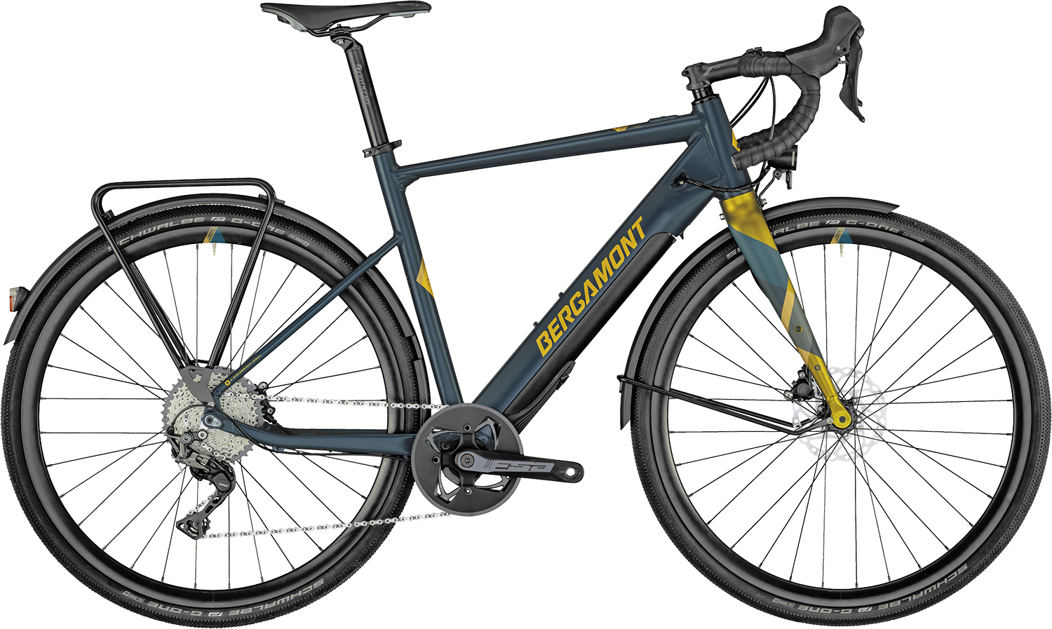 Bergamont E-Grandurance Rd Expert 2022 - Blå Cykler > Elcykler
