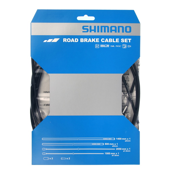 Shimano Bremsekabelsæt Racer Rustfri (Ptfe) Reservedele > Kabler & Wire