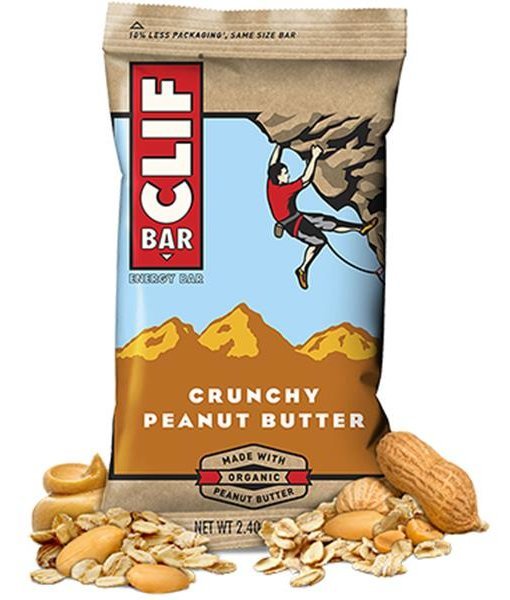 Clif Bar Clif Bar Crunchy Peanut Butter Tilbehør > Energiprodukter > Energibar