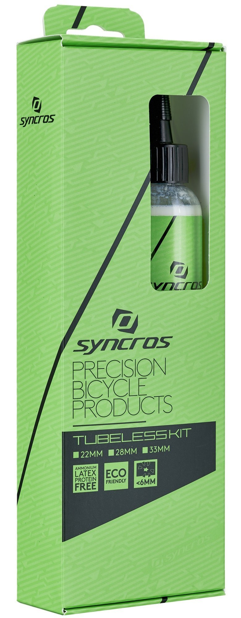 Syncross Tubeless Kit - Fælgtape 33Mm / Ventiler / Væske