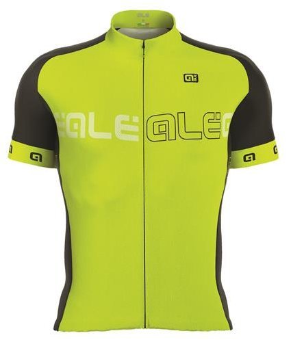 Alé Kortærmet Jersey Solid Block Herre, Gul Beklædning > Cykeltøj Til Herre