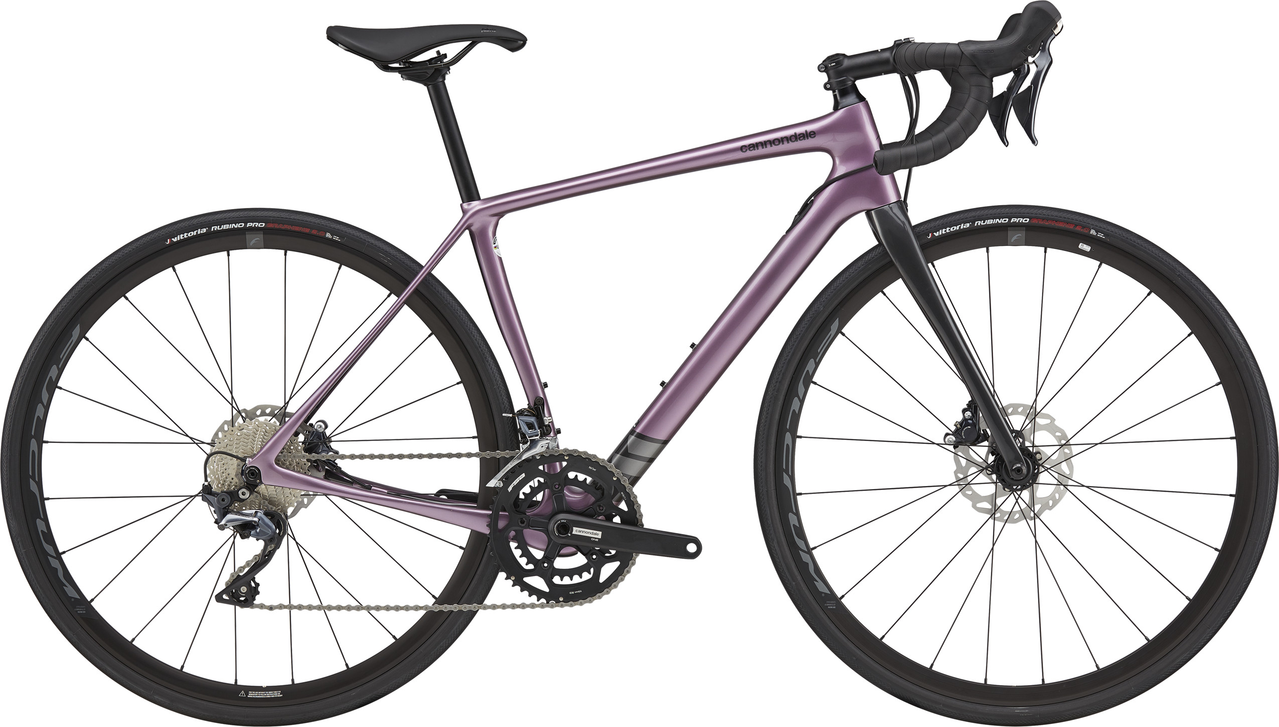 Cannondale Cannondale Synapse Carbon Ultegra 2021 - Lilla/Lyserød Cykler > Racercykler