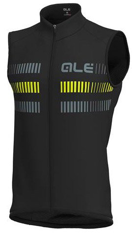 Alé Alé Vest Guscio Road 2.0 Windfront Unisex - Sort/Gul Beklædning > Regntøj & Vindtøj