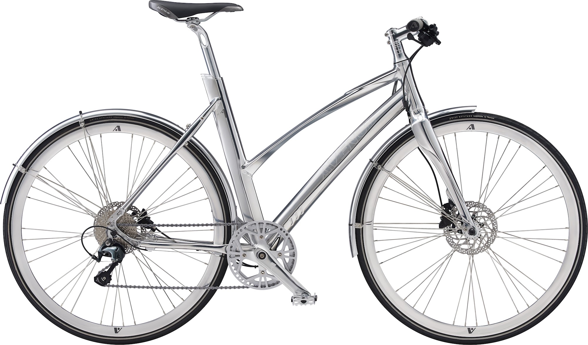 Avenue Avenue Airbase Metal Dame 10G 2021 - Sølv Cykler > Damecykler