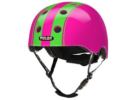 Melon Helmets Melon "Stripe Tease Collection" Double Green/Pink Black Friday