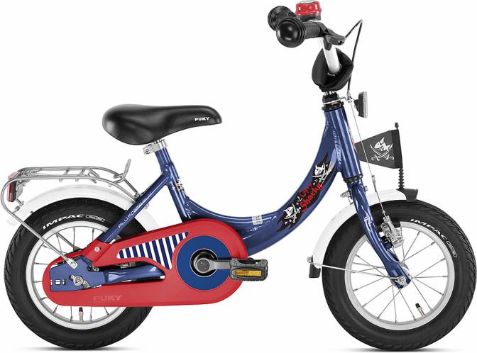 PUKY ZL 12" Alu Drengecykel, Blå Sharky