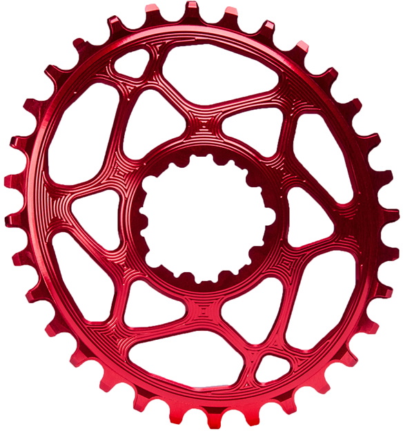 Absoluteblack Absoluteblack Chainring Direct Mount Singlespeed 32T - Oval - Sram - Rød Reservedele > Klinger