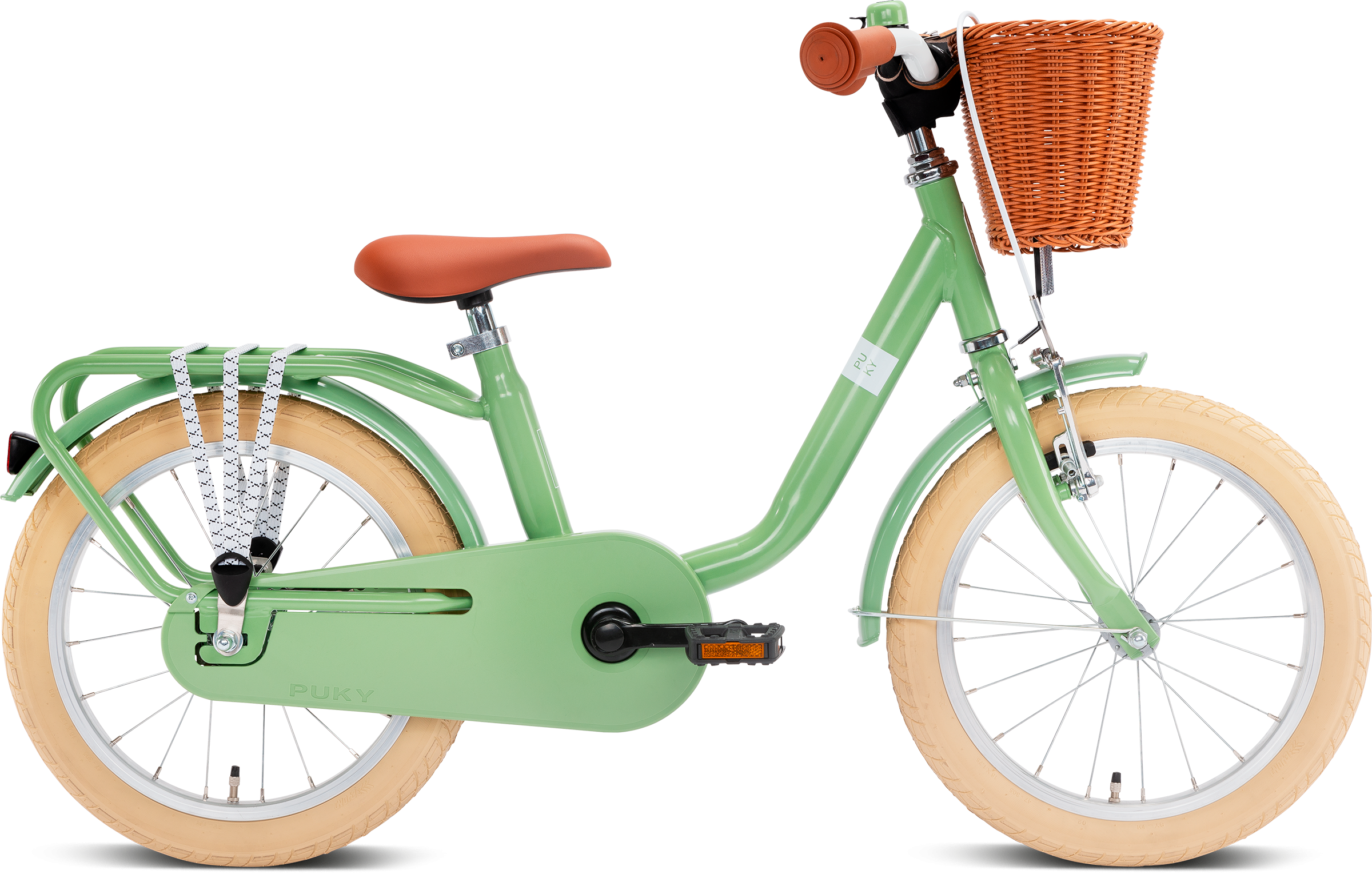 Puky Steel Classic 16" - Grøn Cykler > Børnecykler