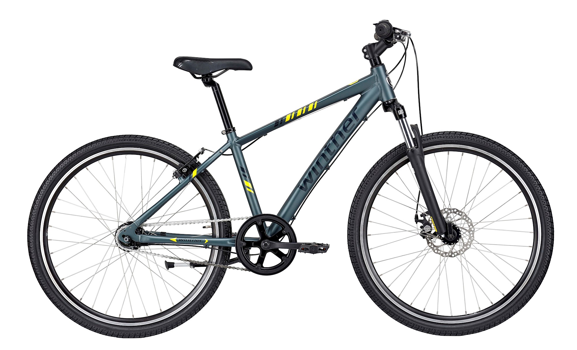 Winther R2 26" Dreng 7G 2021 - Grå Cykler > Børnecykler