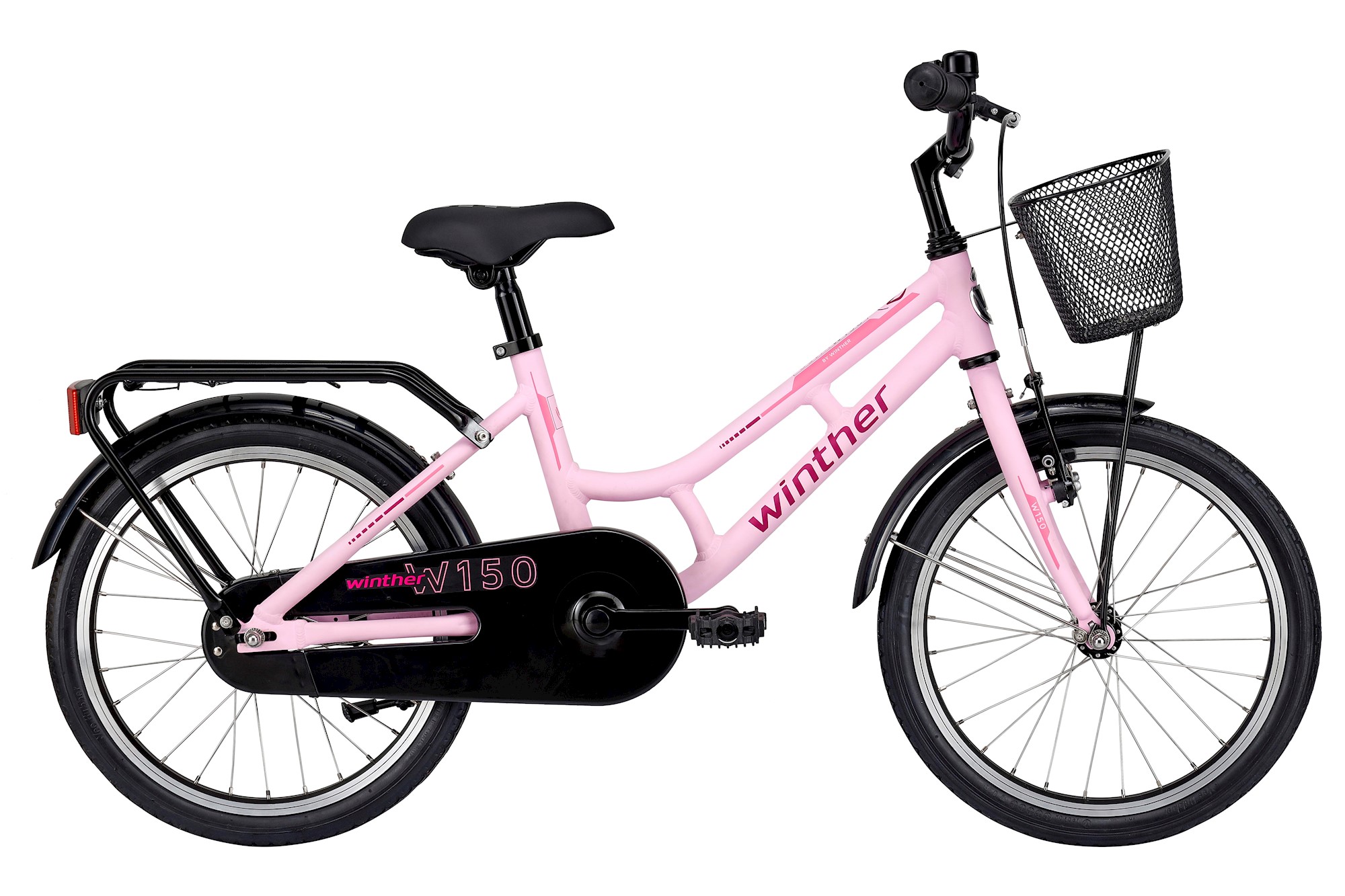 Winther 150 18" Pige 1G 2021 - Lyserød Cykler > Børnecykler