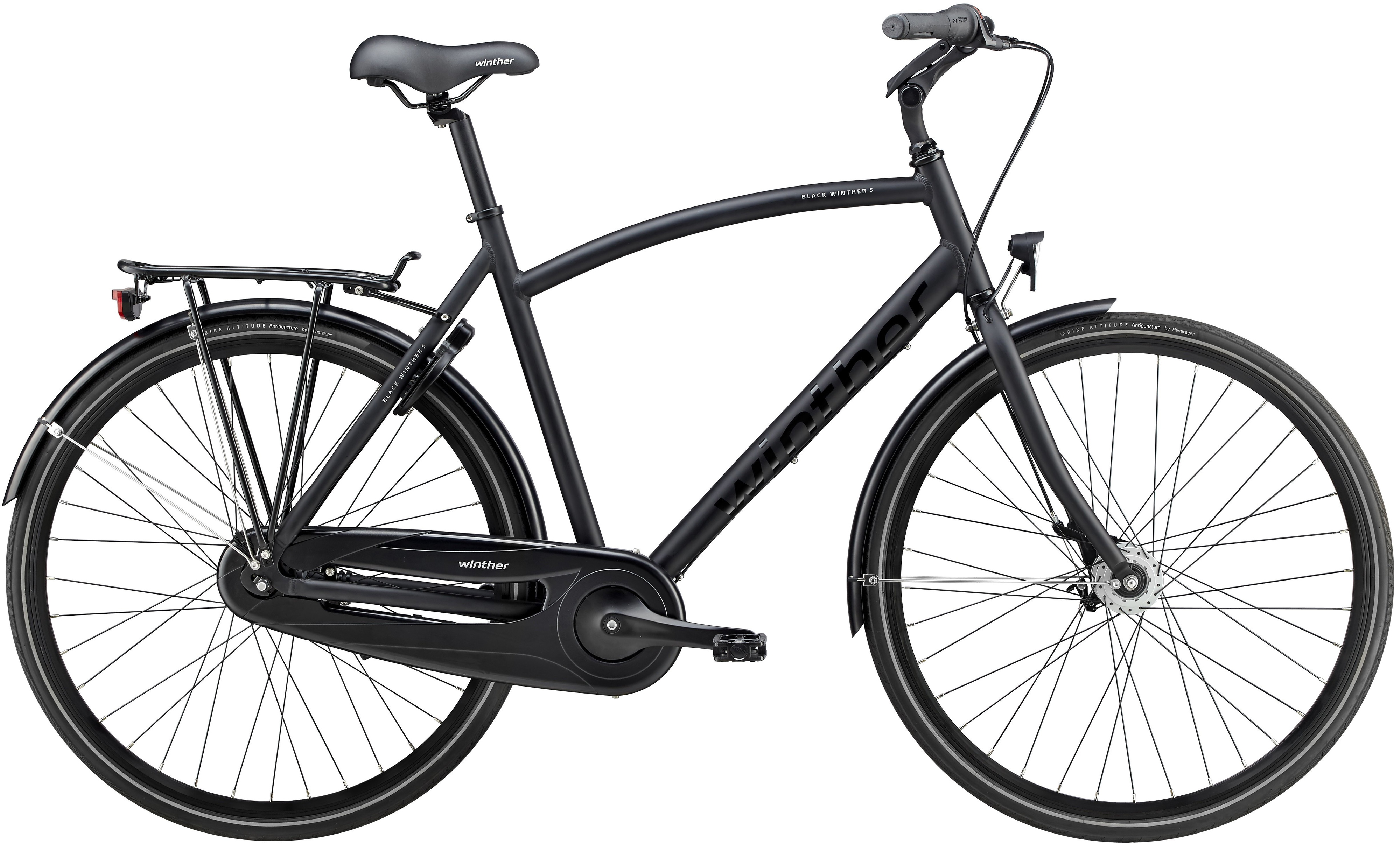 Winther Winther Black Winther 5 Herre 7G Fb 2020 Cykler > Herrecykler