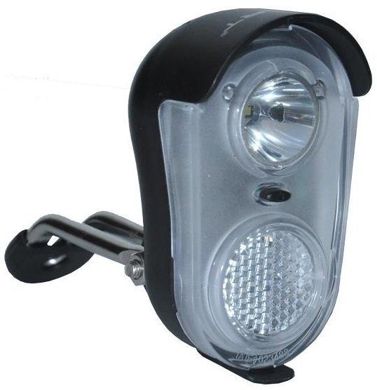 Smart Forlygte Front M.Refleks 7Lux Centerbolt Mont. Bl130W Tilbehør > Cykellygter > Forlygter