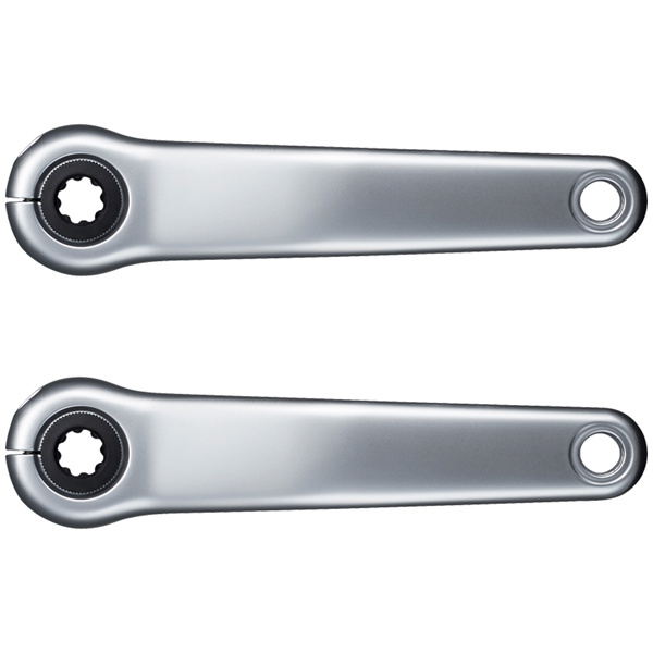 Shimano Pedalarm Set Steps - Sølv Reservedele > Kranksæt