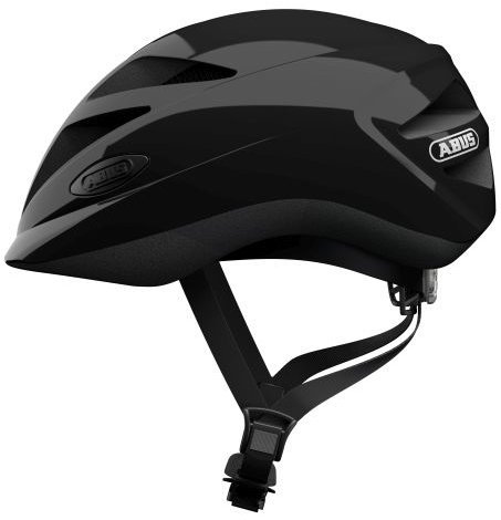 Abus Abus Hubble 1.1 M. Led Lys - Shiny Black Beklædning > Cykelhjelme > Cykelhjelme Med Lys