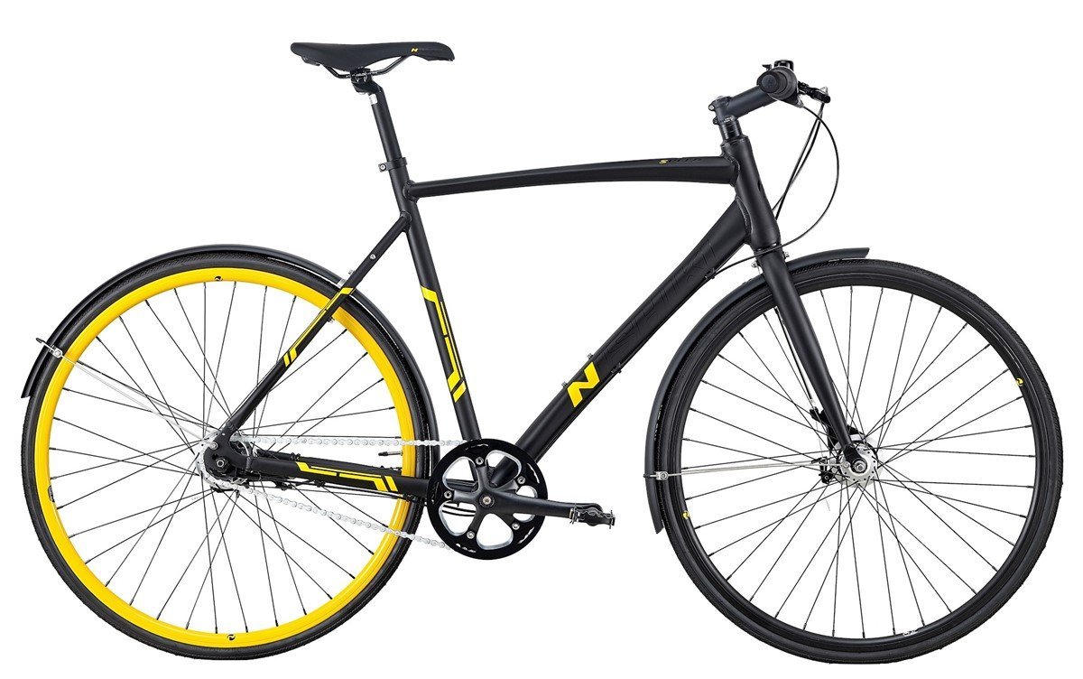 Nishiki Nishiki Speed Herre 7G Rullebremse 2020 - Sort/Gul B2