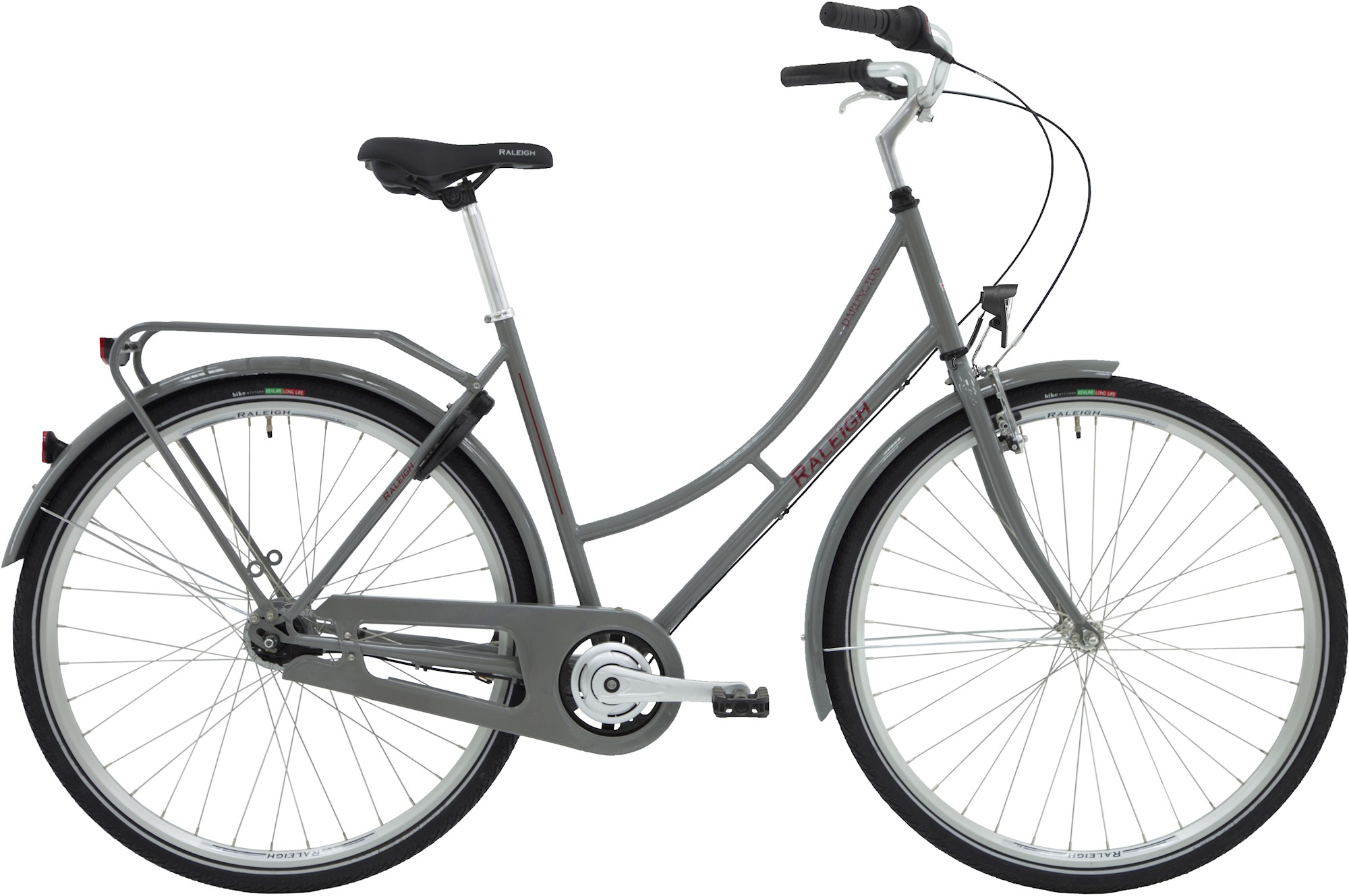 Raleigh Darlington Dame 7G 2021 - Grå