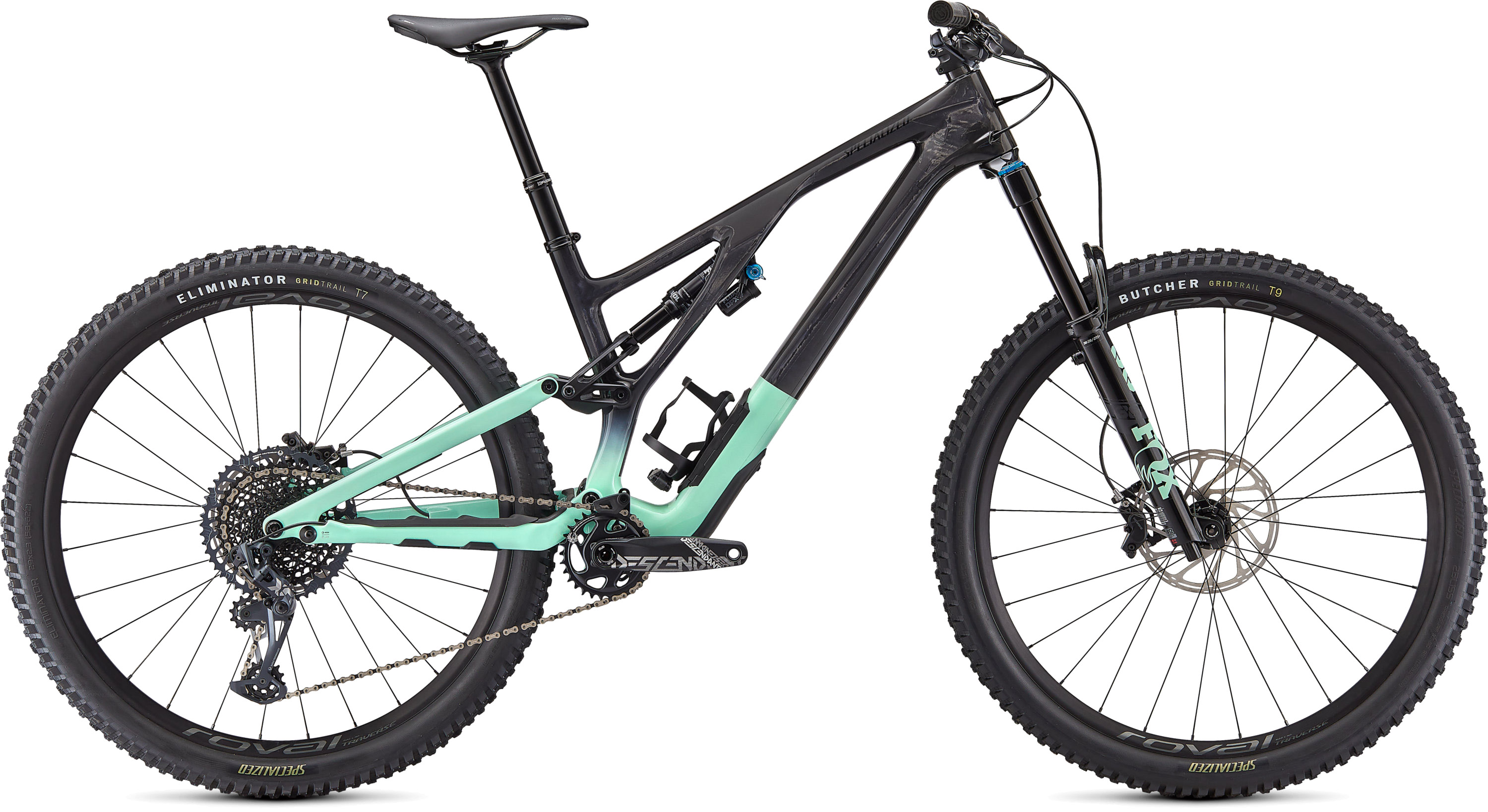 Specialized Stumpjumper Evo Expert 2021 - Sort/Turkis Cykler > Mountainbikes