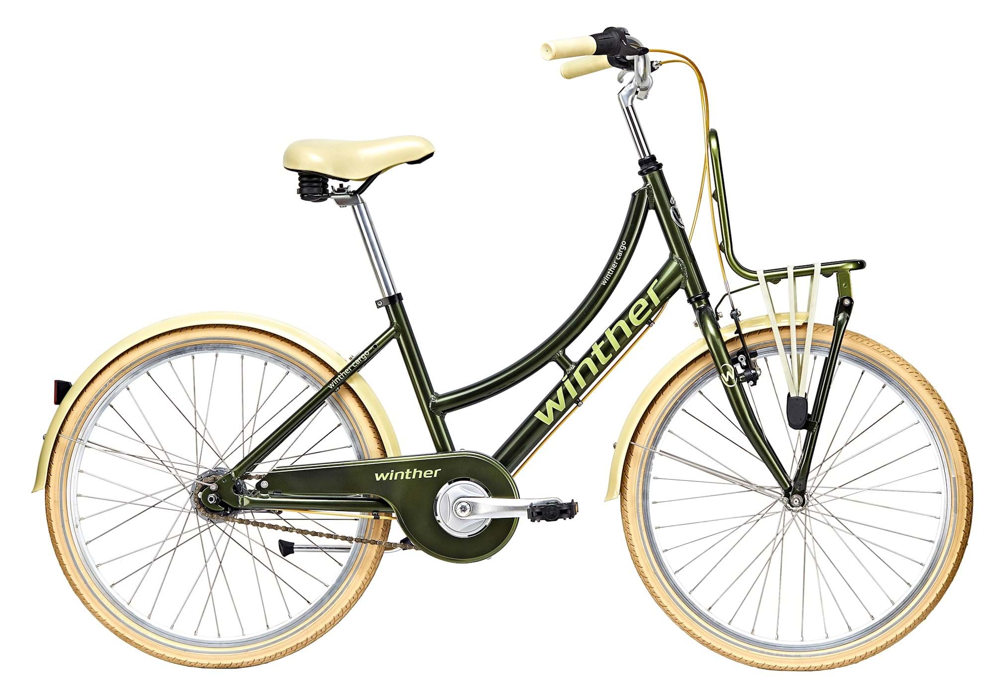 Winther 250 Cargo 24" 7G Pige - Grøn Cykler > Børnecykler