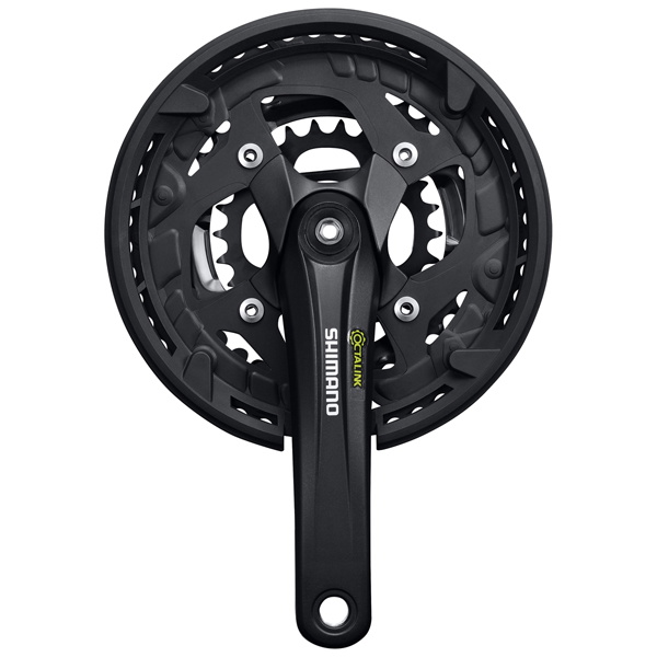Shimano Kranksæt 9 Speed - Sort - Fc-T4010