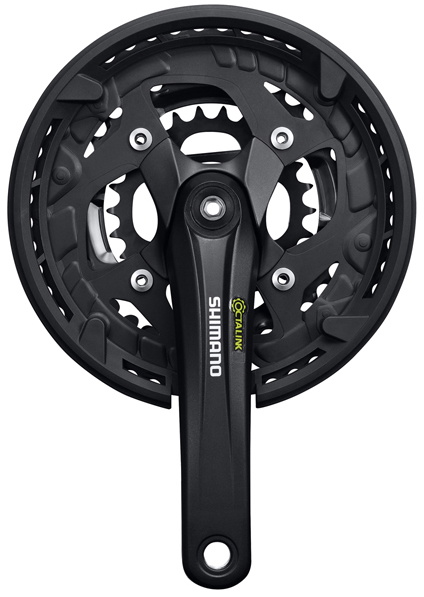Shimano Kranksæt 9-Sp Octalink Cg - Fc-T4010 48/36/26T 175Mm - Sort