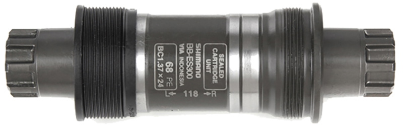 Shimano Krankboks / Bottom Bracket Bb-Es300 - Bsa 68Mm Aksel 118Mm, Octalink Reservedele > Krankboks & Kranklejer
