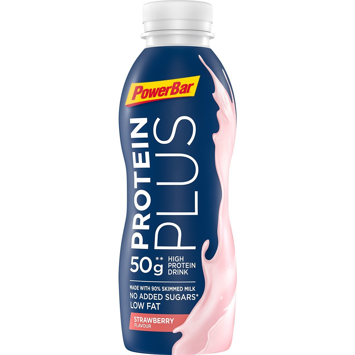 Powerbar Protein Plus - High Protein Drink - Jordbær, 500 Ml