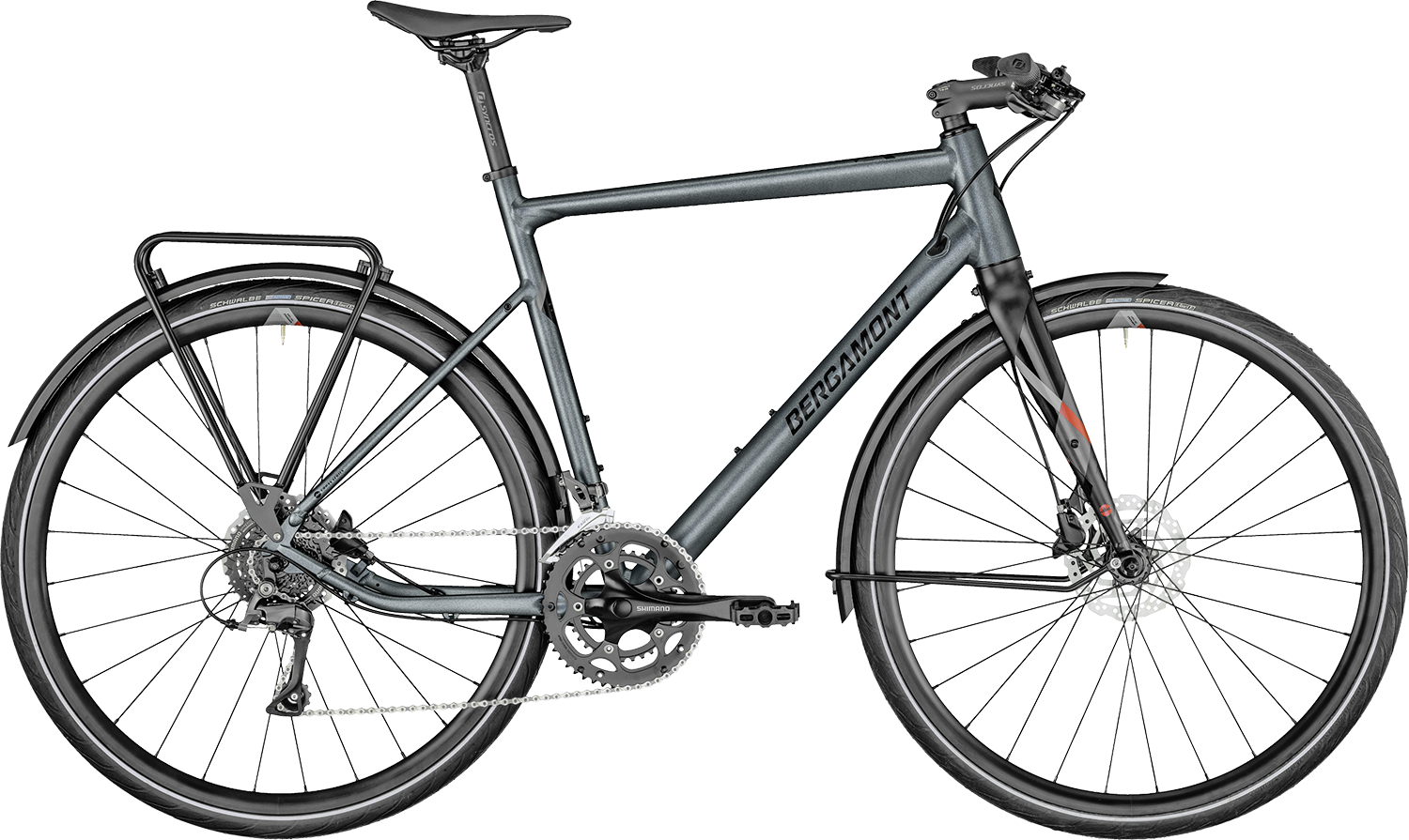 Bergamont Sweep 4 Eq 2022 - Grå Cykler > Herrecykler