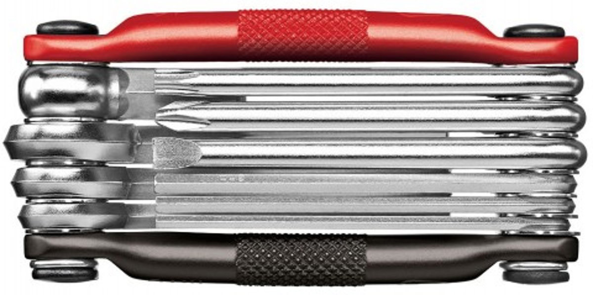 Crankbrothers Multi-Tool M10 - Black/Red Tilbehør > Værktøj