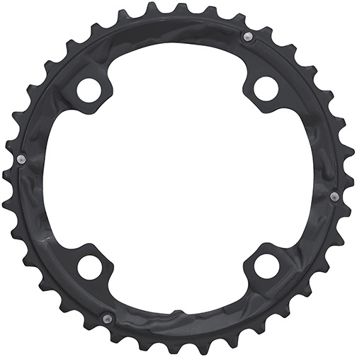Shimano Shimano Klinge Fc-T781 - 104Mm 10 Speed 36T - Sort Reservedele > Klinger