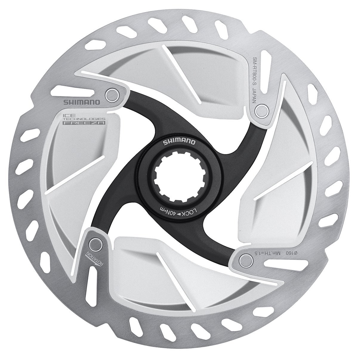 Shimano Shimano Bremseskive 160Mm Center Lock Sm-Rt800 Ice-Tech Freeza Reservedele > Skivebremser