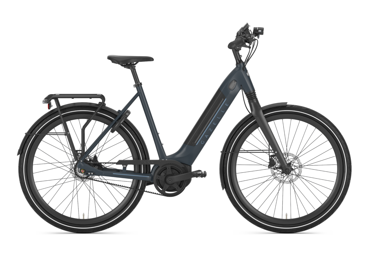 Gazelle Ultimate C8+ Hmb Belt Dame 2021 - Blå Cykler > Elcykler