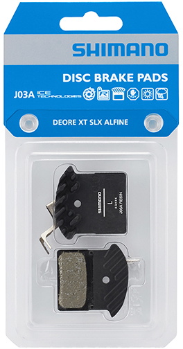Shimano Skivebremseklods J03A - Resin Kølefindre J-Typ Reservedele > Bremseklodser