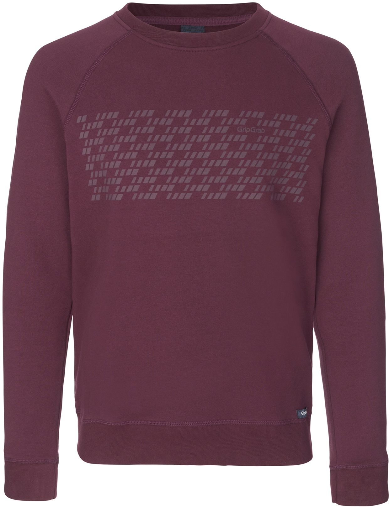Gripgrab Gripgrab 5Th Element Langærmet Økologisk Bomuldssweatshirt - Mørk Rød Black Friday