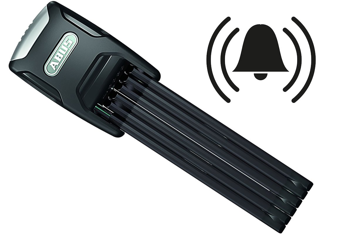 Abus Bordo 6000 Alarm Foldelås 90Cm - Sort