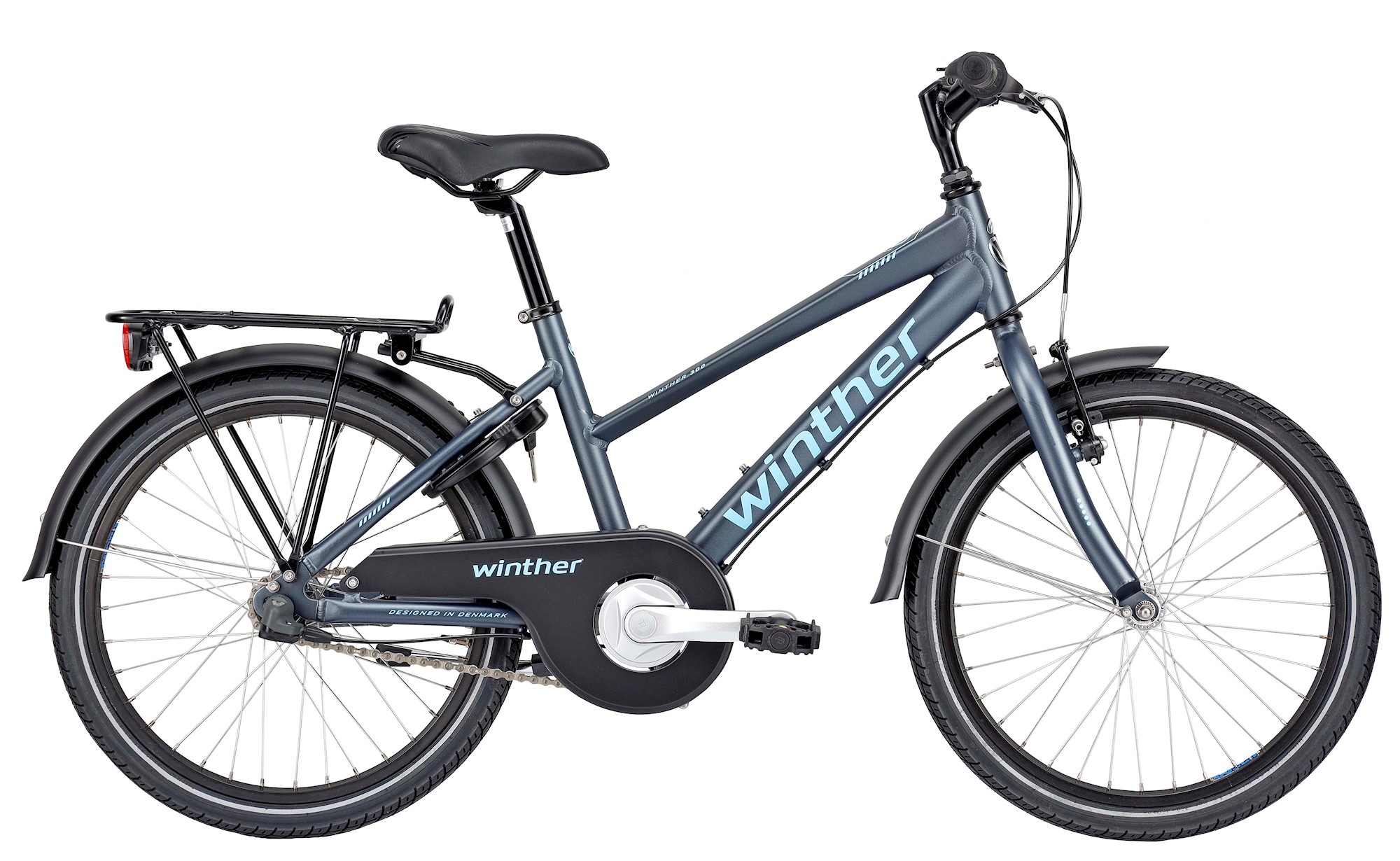 Winther 300 20" Pige 3G 2021 - Blå Cykler > Børnecykler