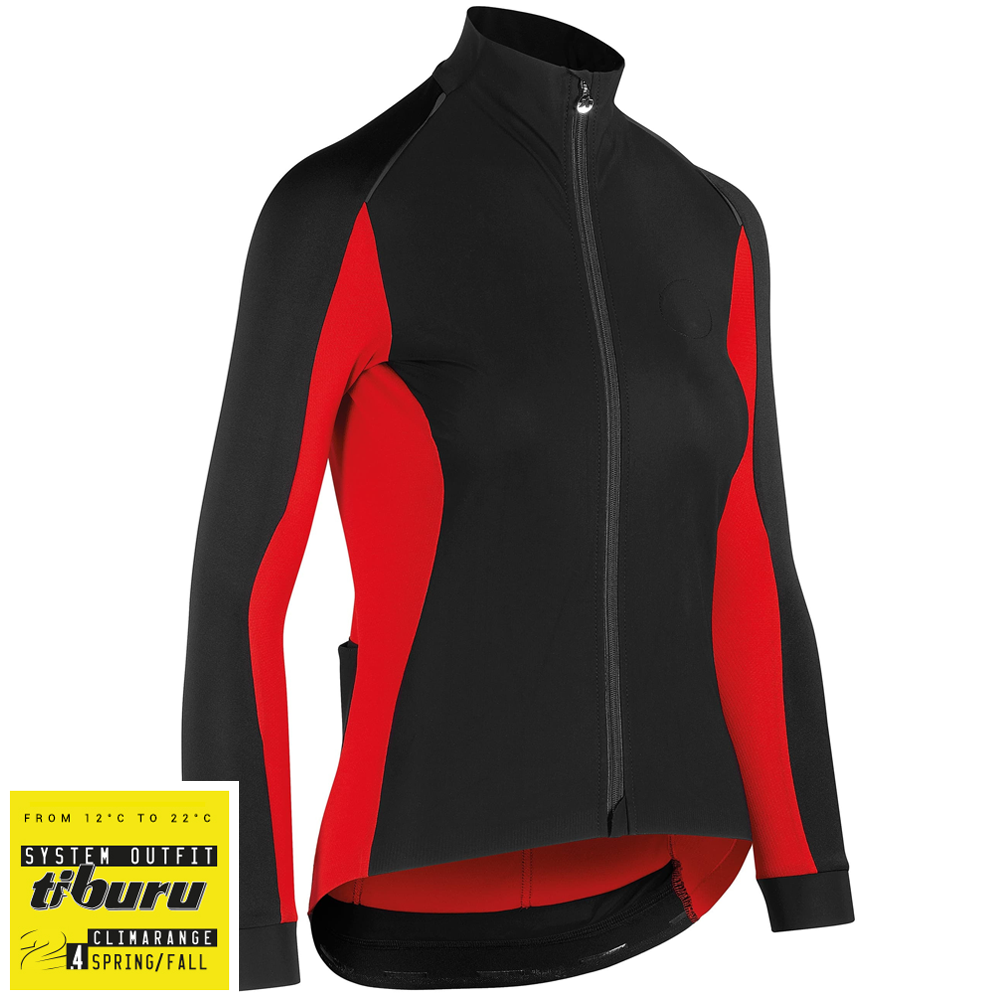 Assos Jakke Tiburu Laalalai Women'S Jacket - Sort/Rød Black Friday
