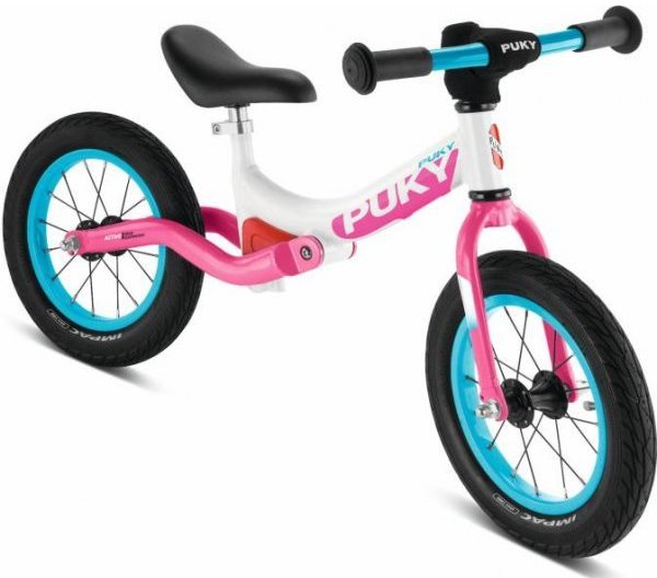PUKY LR Ride Løbecykel, Hvid/Pink