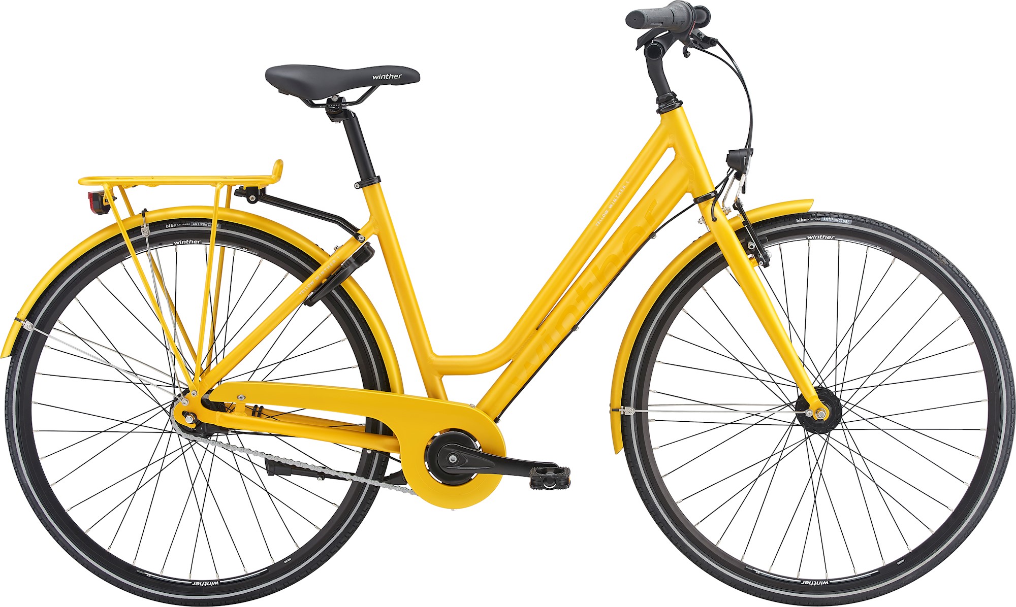 Yellow Winther 1 Dame 7G 2021 - Gul
