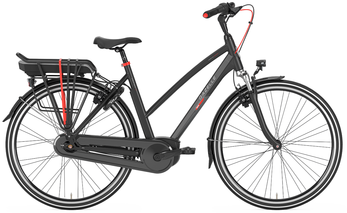 Gazelle Vento C7 HMB Dame 2019 Trapez - sort