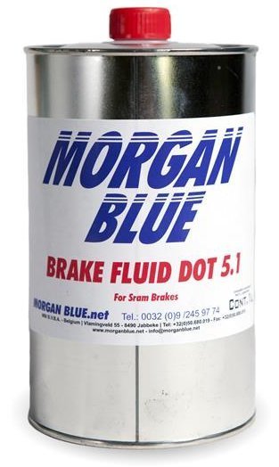 Morgan Blue Brake Fluid Dot 5.1 Bremsevæske - 1000Ml Tilbehør > Olie / Fedt