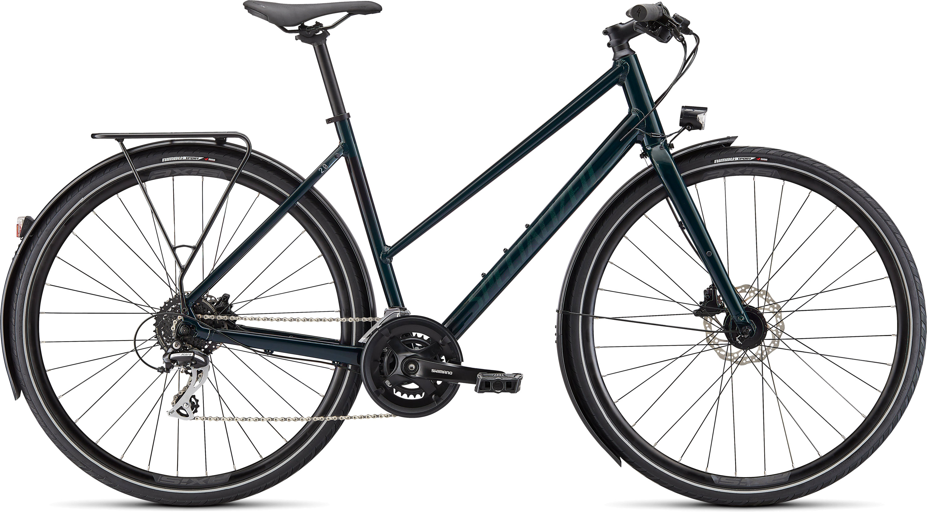 Specialized Sirrus 2.0 Step-Through Eq 2022 - Grøn